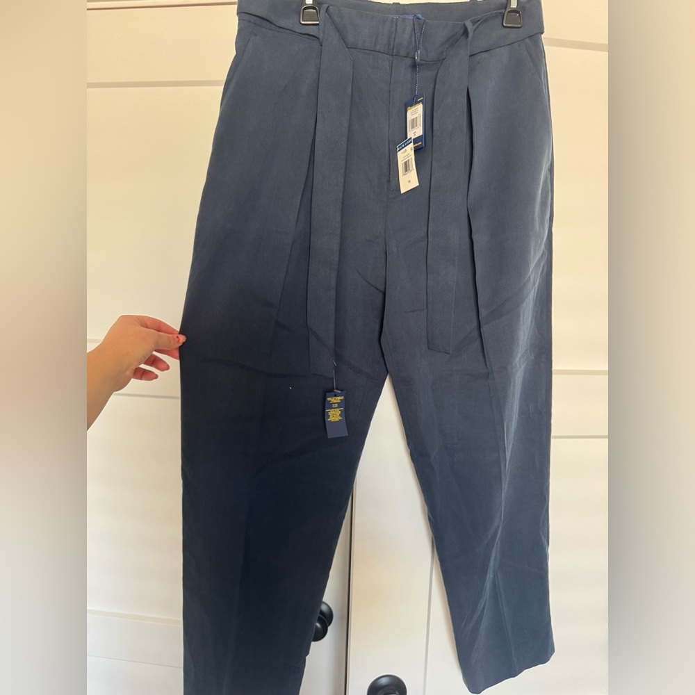 Ralph Lauren Womens Deep Blue Dress Pants
